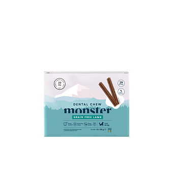 Monster Dental Chew  Grain Free Lamb Month Pack
