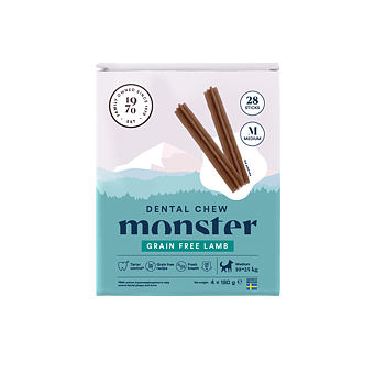 Monster Dental Chew  Grain Free Lamb Month Pack