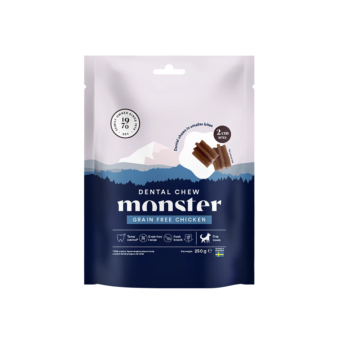 Monster Dental Chew Chicken Bites