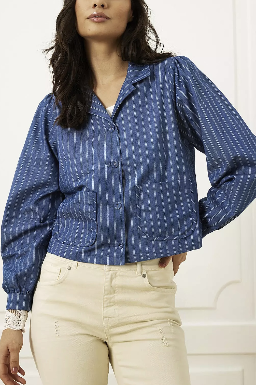  In Front -  Hudson Shirt Blue