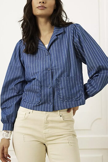  In Front -  Hudson Shirt Blue