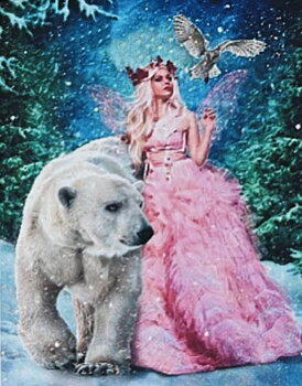 Isbjörn och Fe, Diamond Picture Diamond Painting
