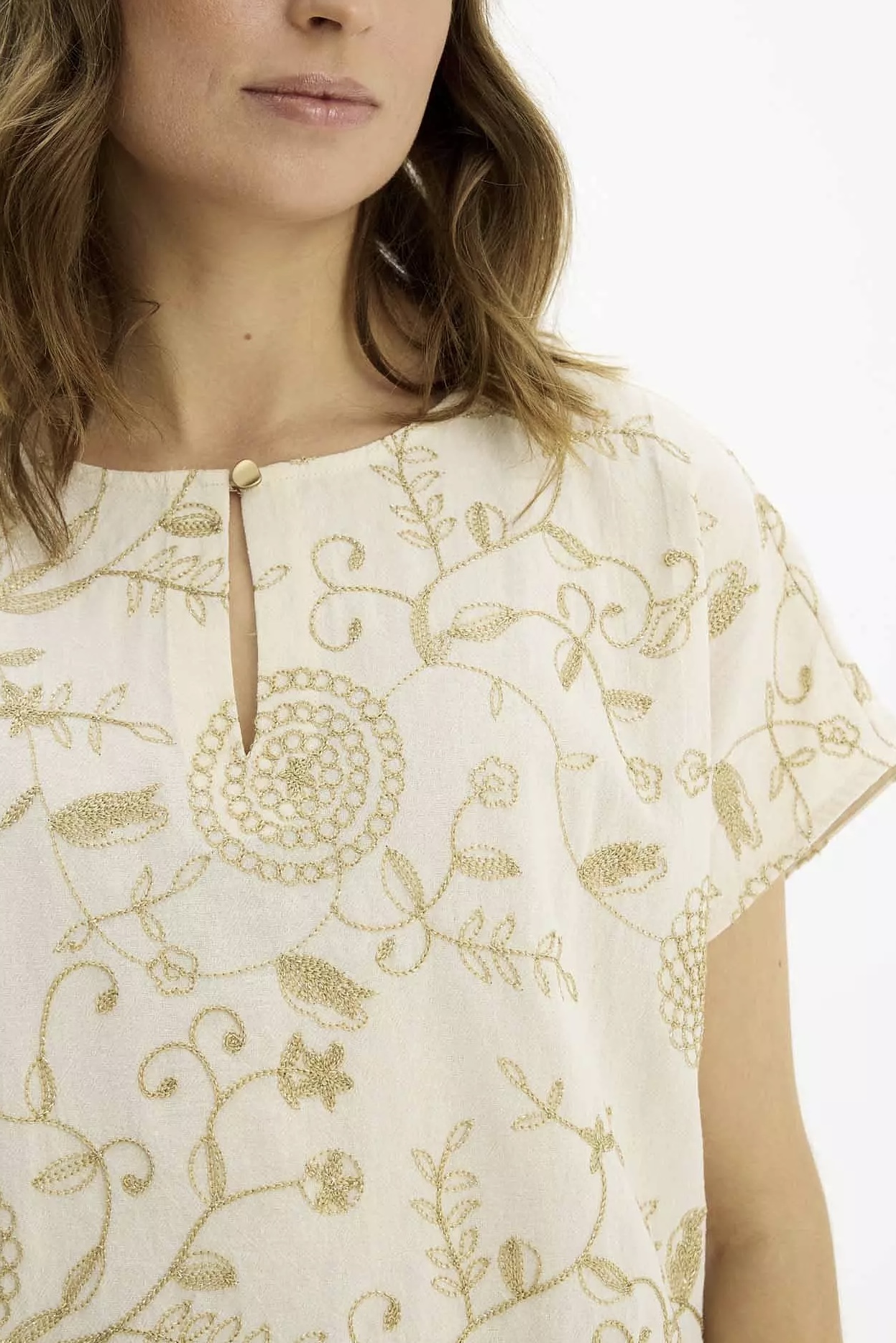  In Front -  Nelli Blouse Creme - 3