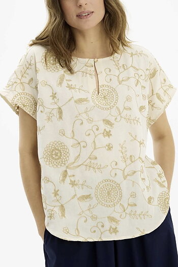  In Front -  Nelli Blouse Creme