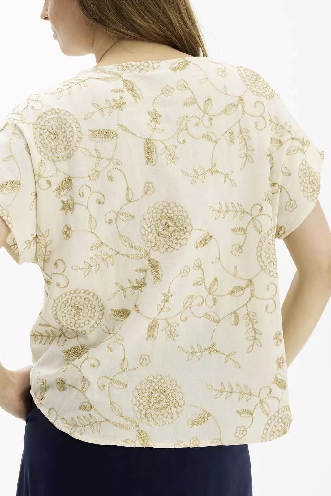  In Front -  Nelli Blouse Creme - 2