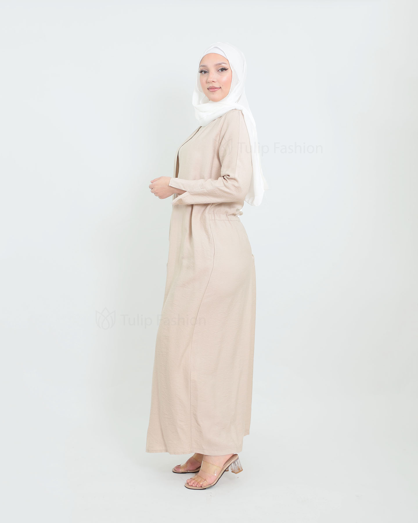 Jumpsuit set - Beige - 4