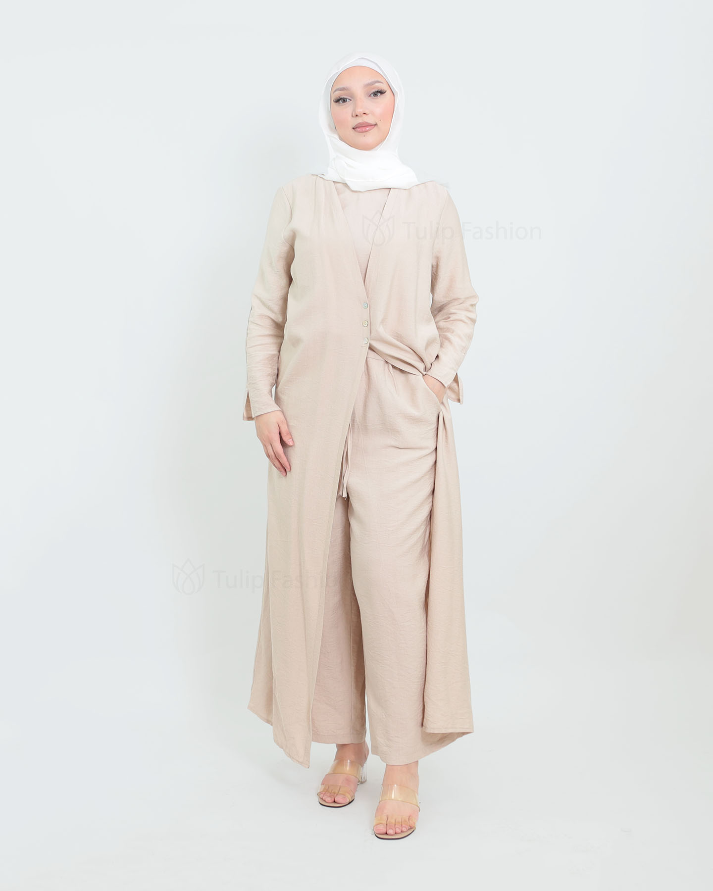Jumpsuit set - Beige - 2