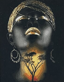 Sunset Women, Diamond Picture Diamond Painting