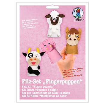 Fingerdockor i filt- Kit