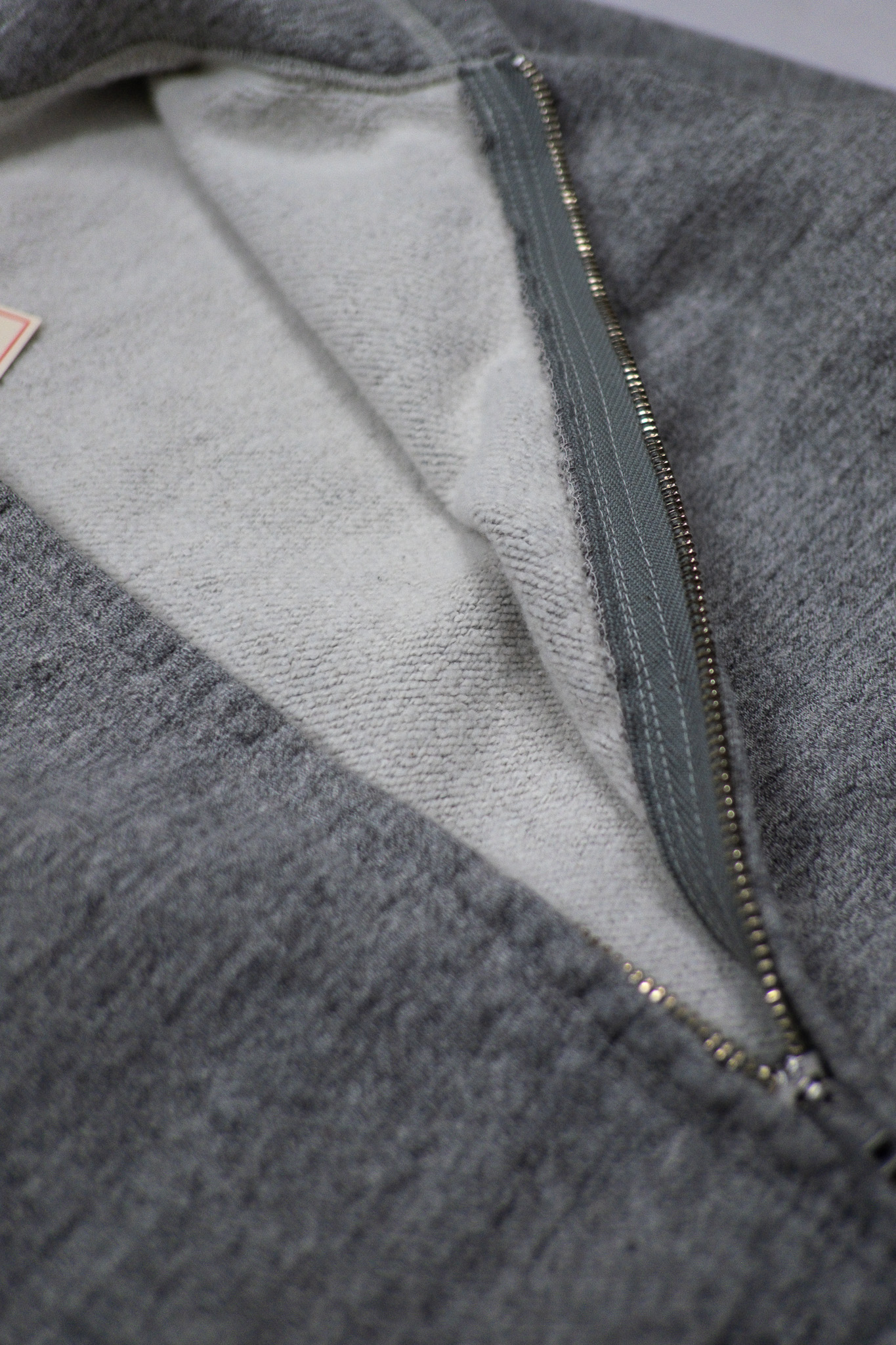 Buzz Rickson’s -  Loopwheeler Sweat Full Zip Parka Heather Grey - 6