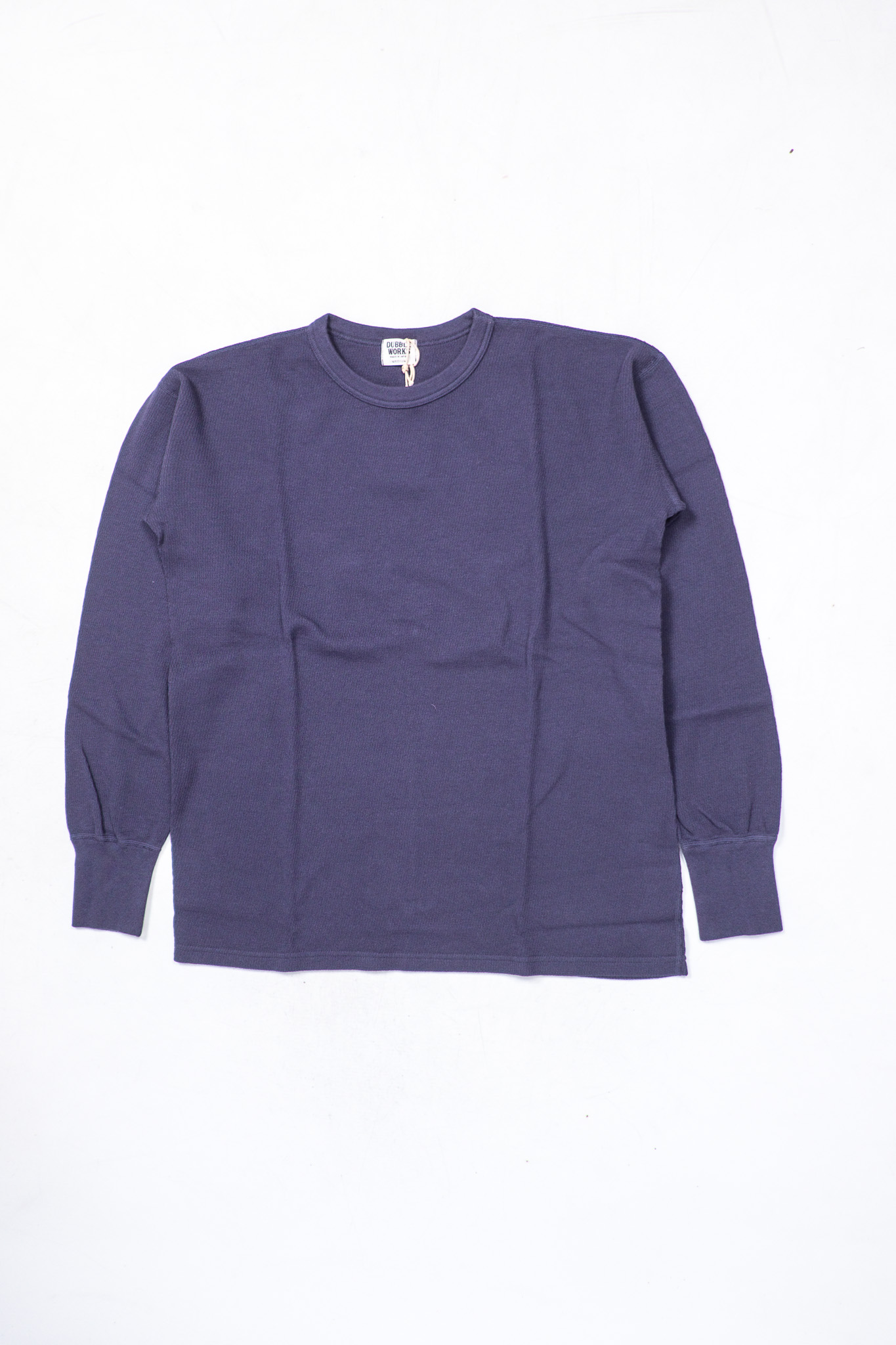 Dubbleworks - Thermal Crew Neck Tee Navy