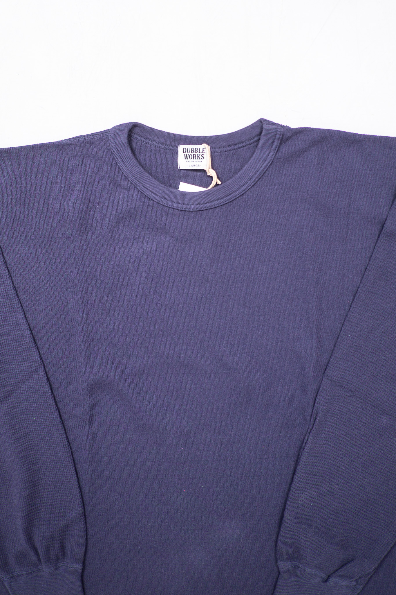 Dubbleworks - Thermal Crew Neck Tee Navy - 2