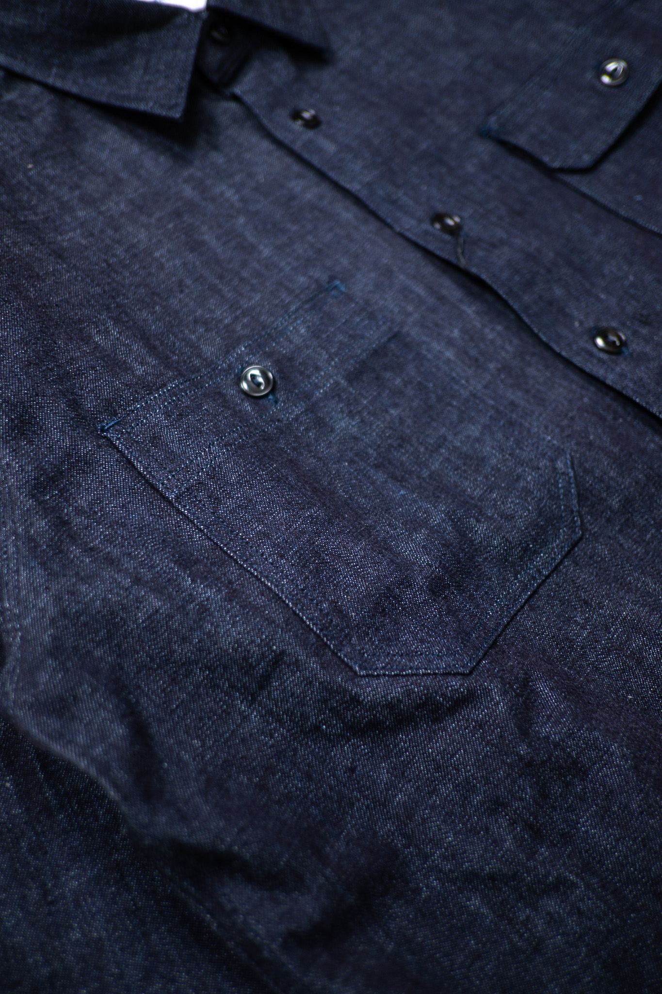 MOMOTARO JEANS - Triple Stitch Denim Shirt - 5