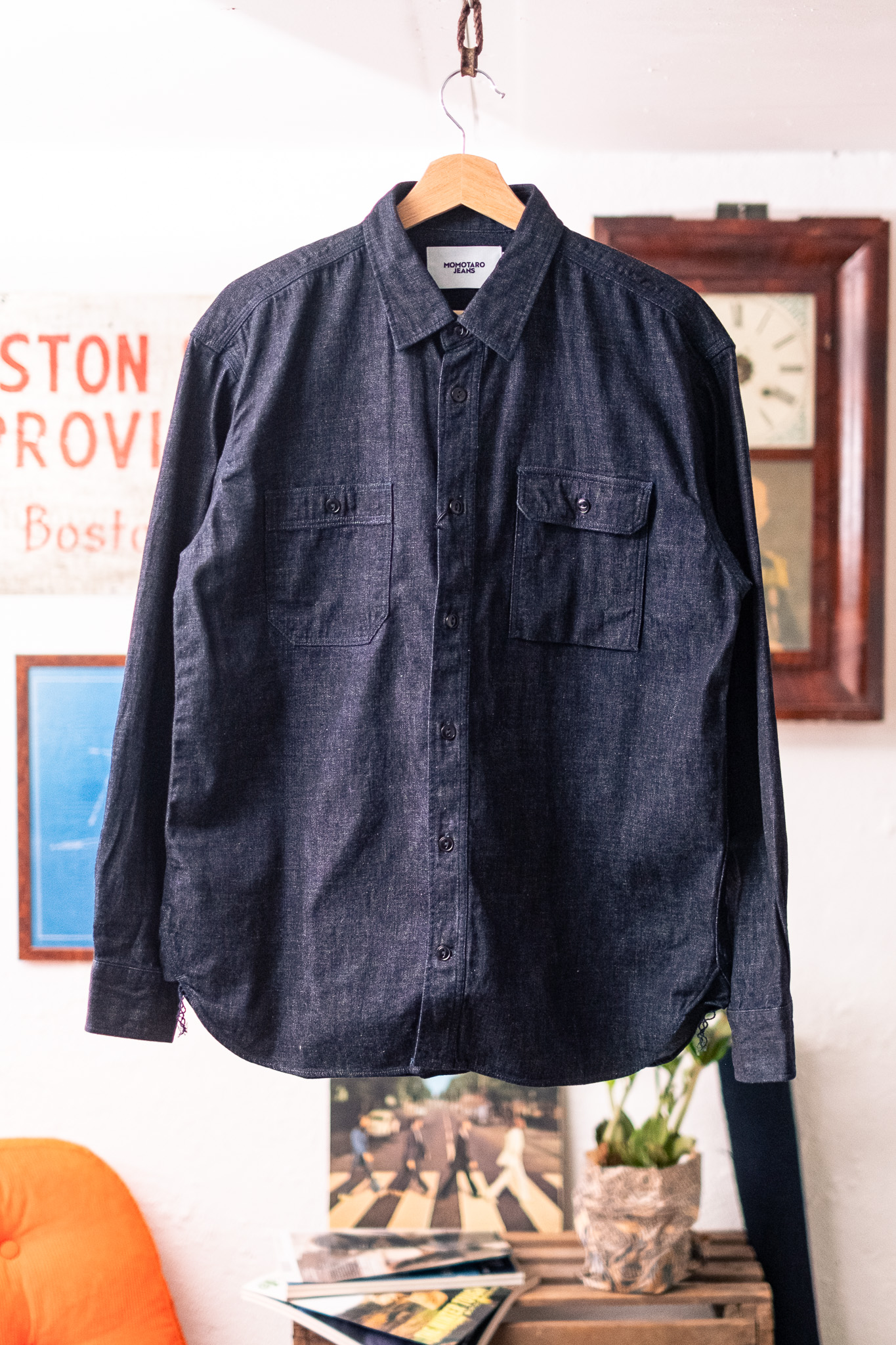 MOMOTARO JEANS - Triple Stitch Denim Shirt