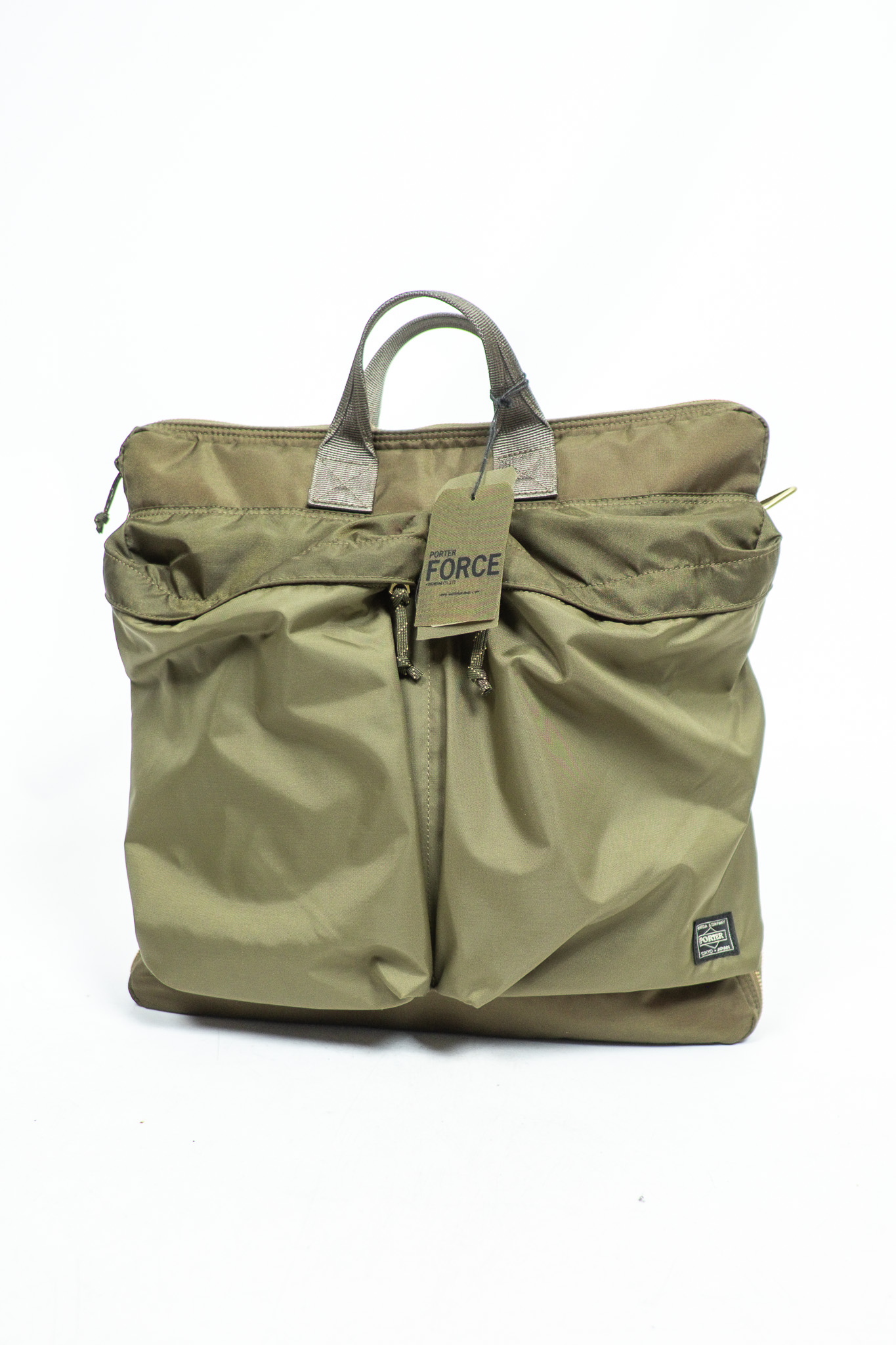 Porter Yoshida - Force 2Way Helmet Bag Olive Drab - Göteborg