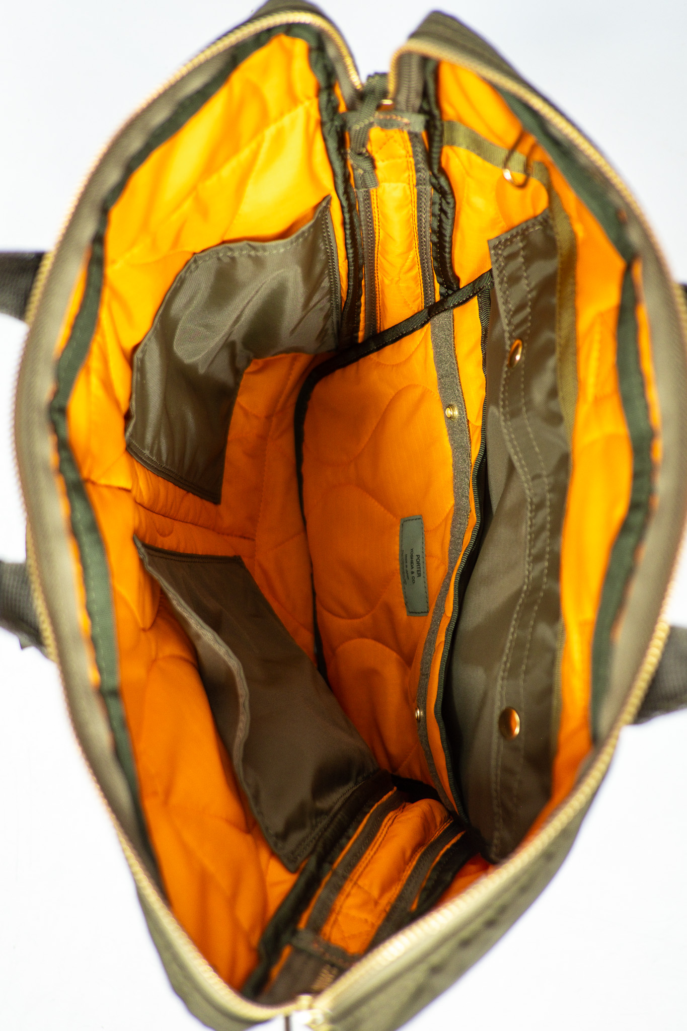 Porter Yoshida - Force 2Way Helmet Bag Olive Drab - 8