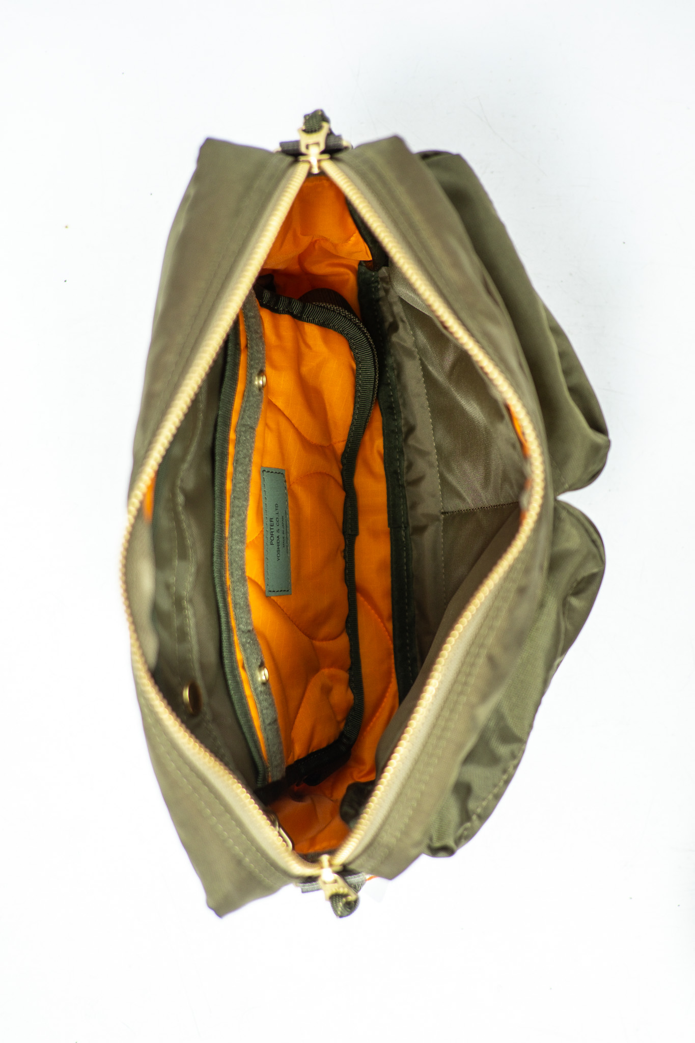 Porter Yoshida - Force Shoulder Bag (S) Olive Drab - 7