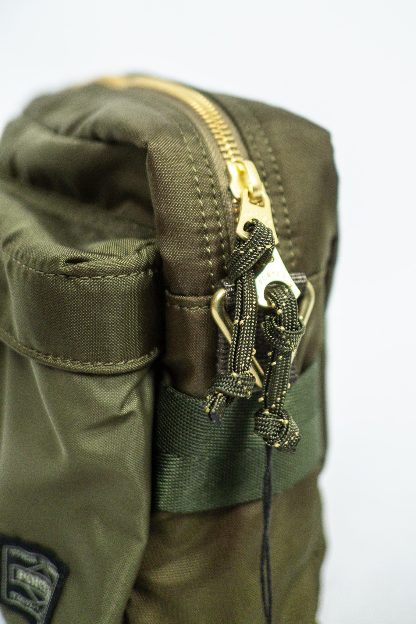 Porter Yoshida - Force Shoulder Bag (S) Olive Drab - 5