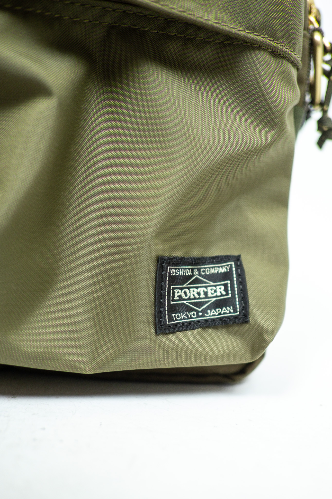 Porter Yoshida - Force Shoulder Bag (S) Olive Drab - 3