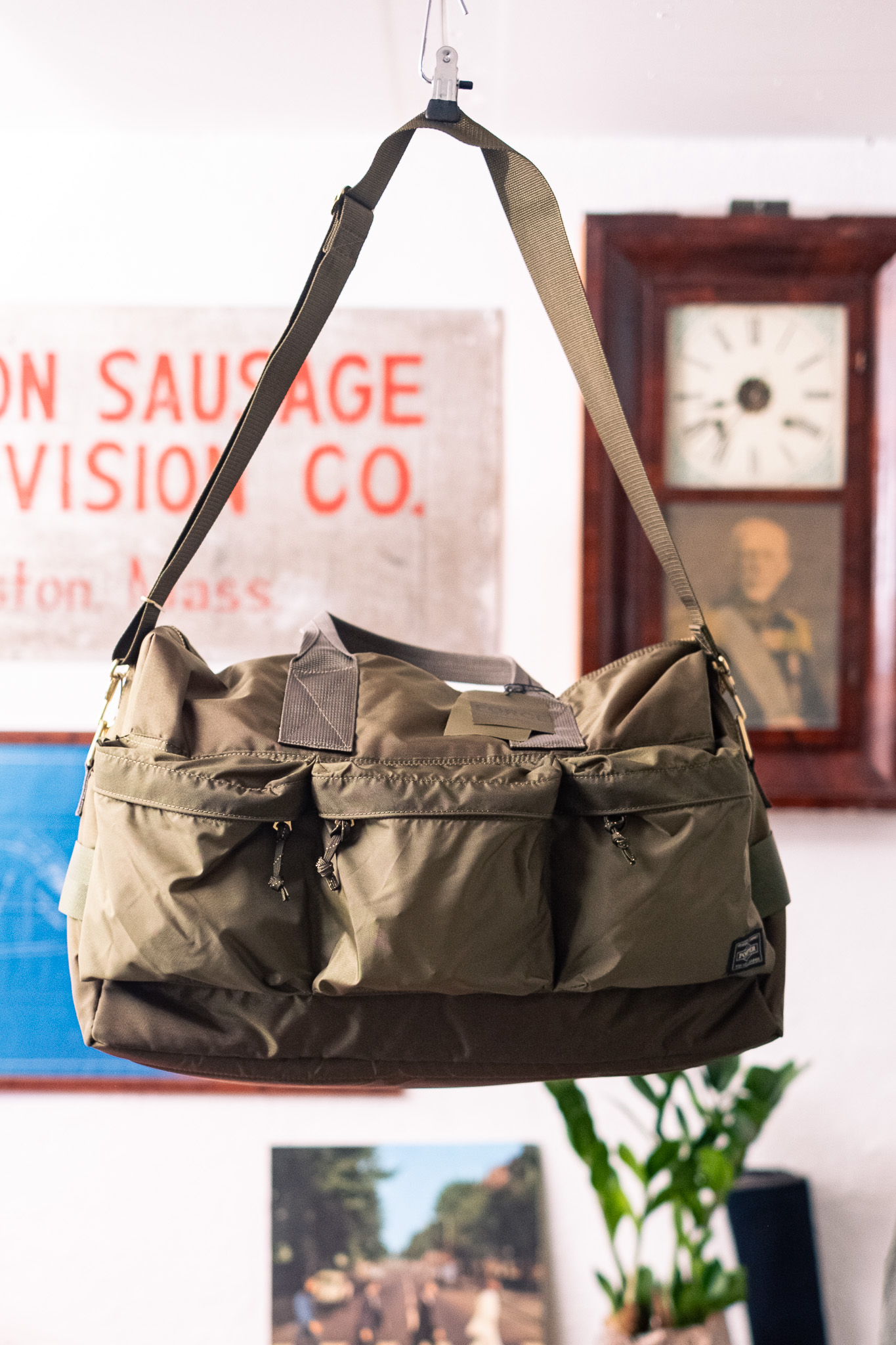 Porter Yoshida - Force 2Way Duffle Bag Olive Drab - Göteborg