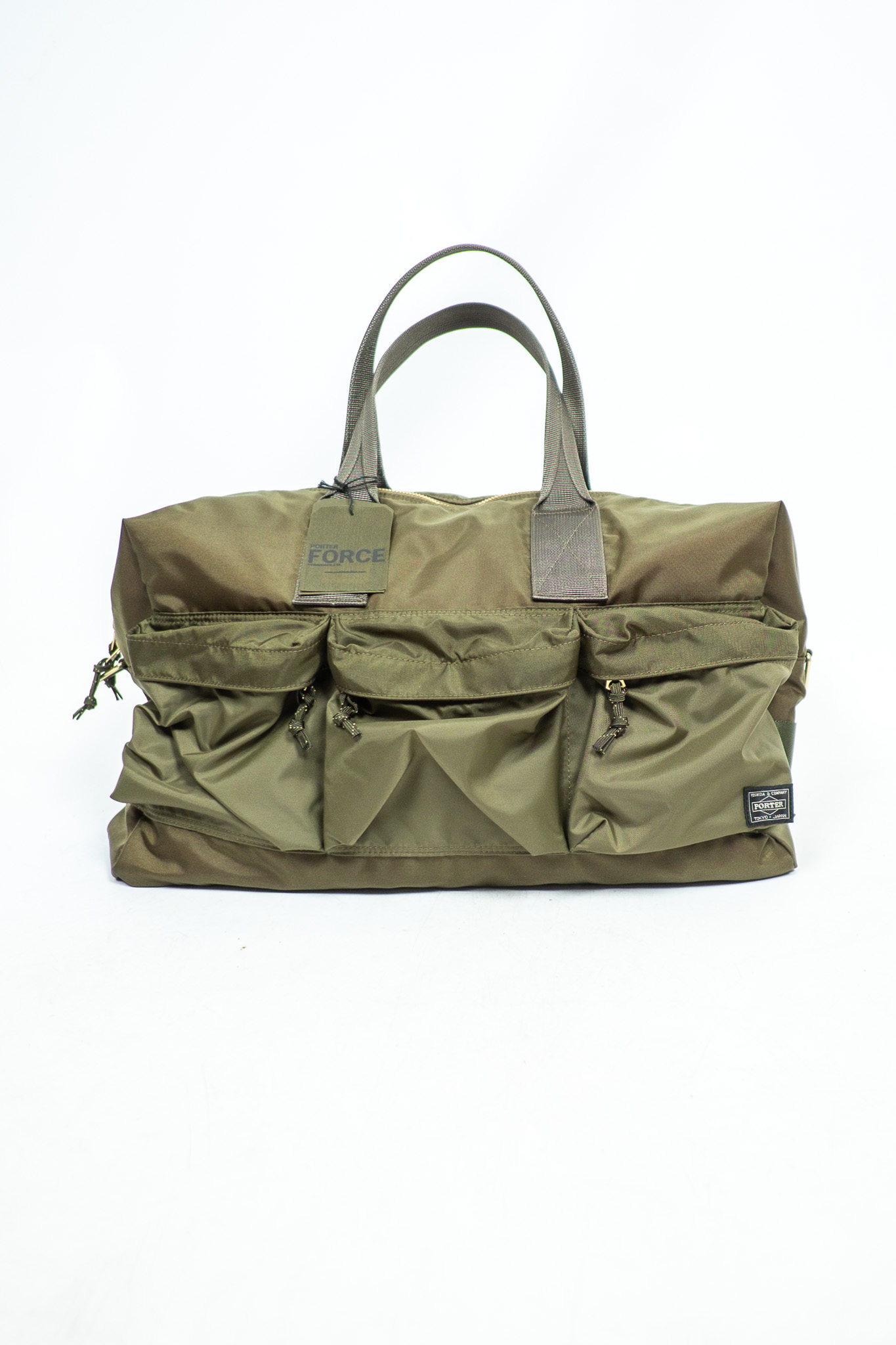 Porter Yoshida - Force 2Way Duffle Bag Olive Drab - 2