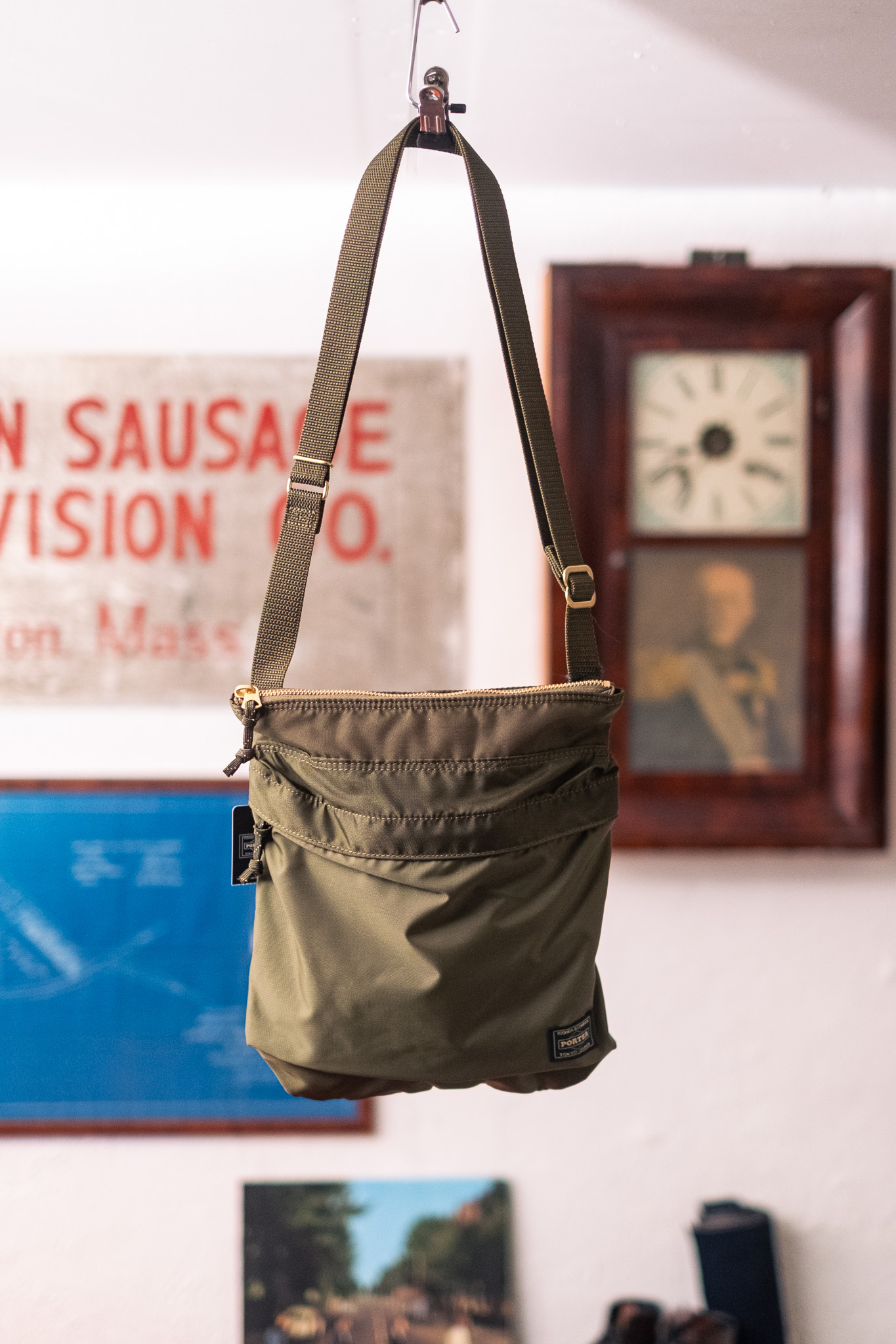 Porter Yoshida - Force Shoulder Bag Olive Drab