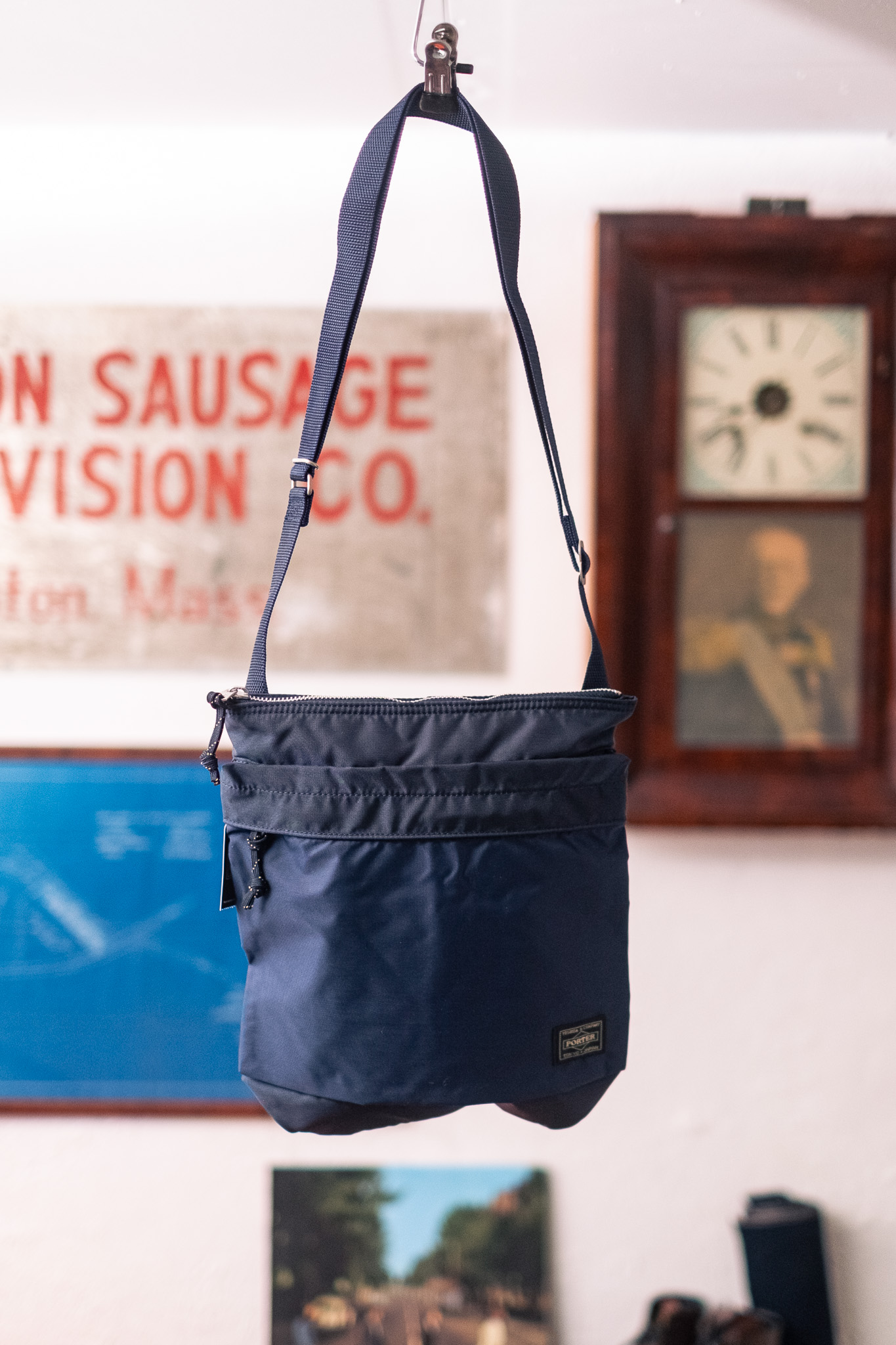 Porter Yoshida - Force Shoulder Bag Navy