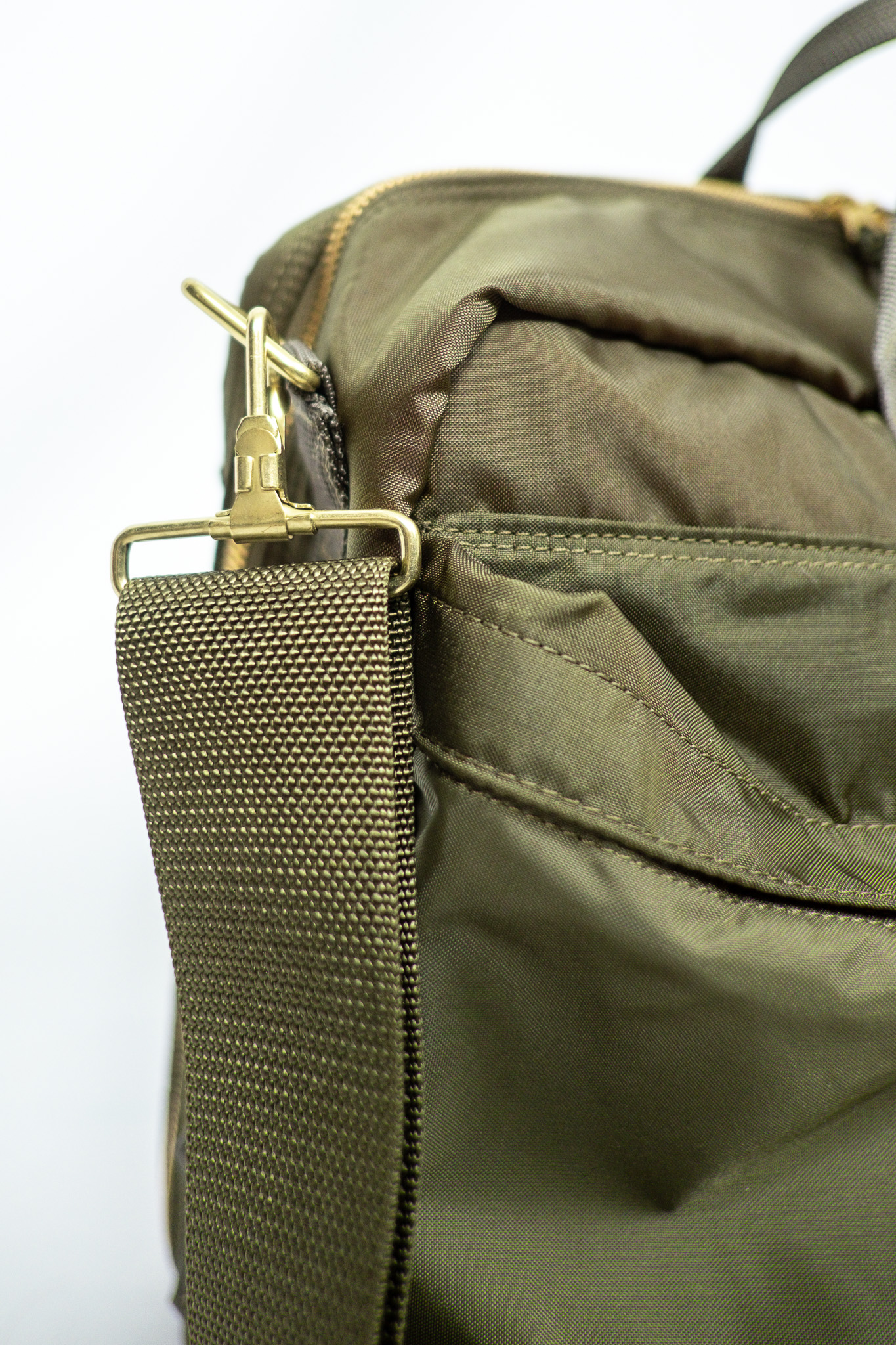 Porter Yoshida - Force 3Way Briefcase Olive Drab - 11