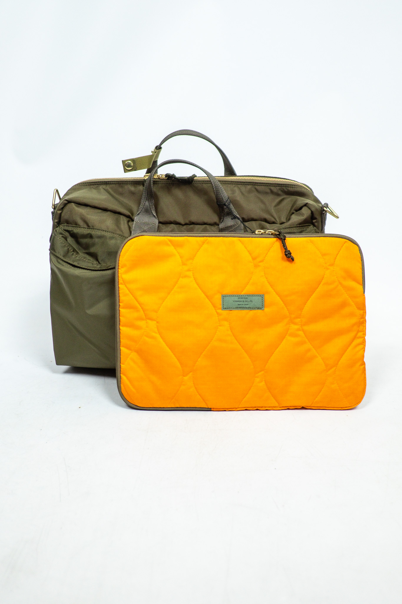 Porter Yoshida - Force 3Way Briefcase Olive Drab - 10
