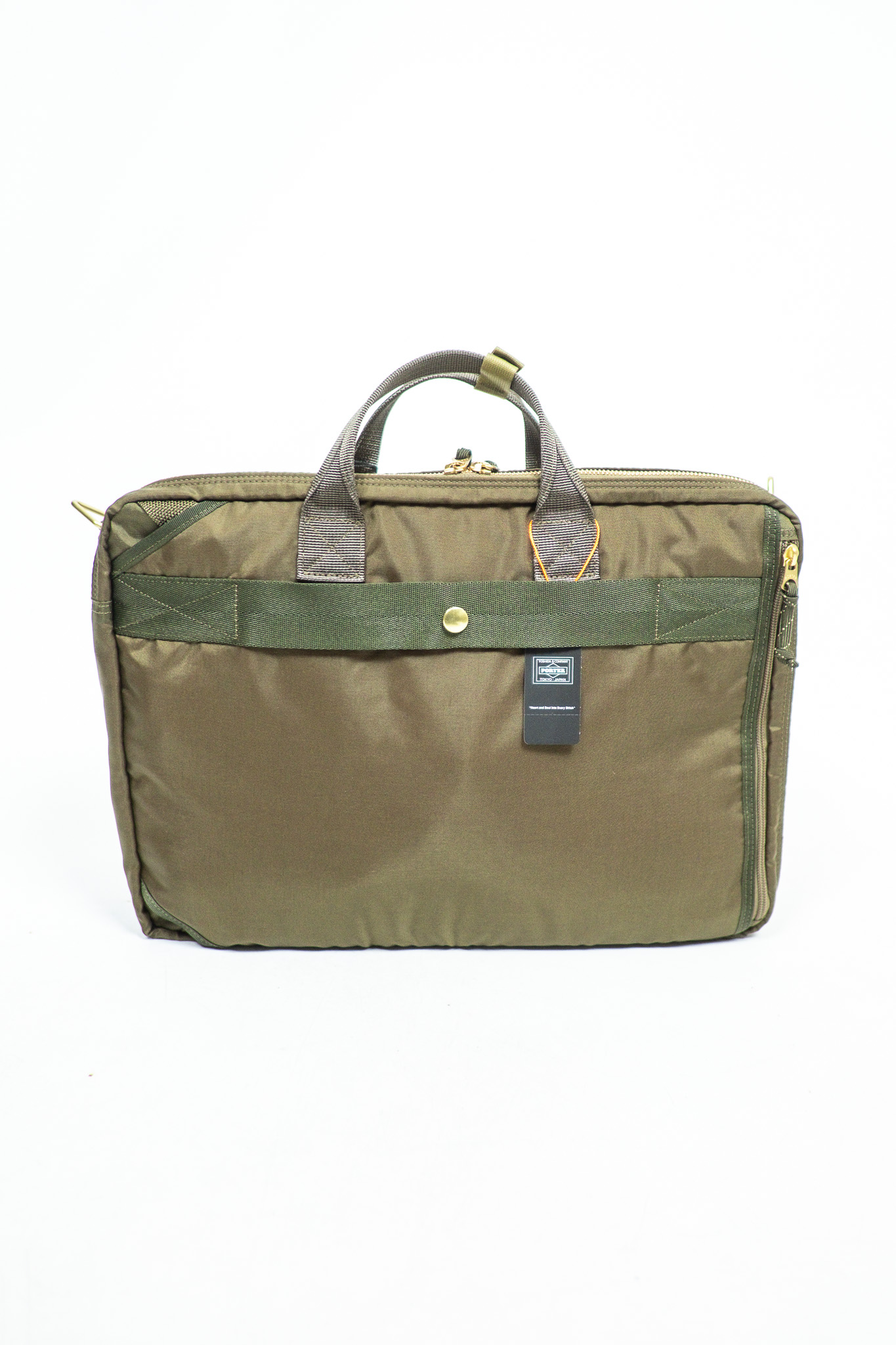 Porter Yoshida - Force 3Way Briefcase Olive Drab - 8