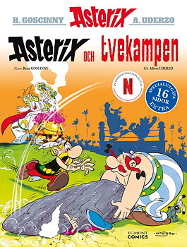 Asterix (nr 4) Tvekampen Specialutgåva med 16 sidor extra materiel