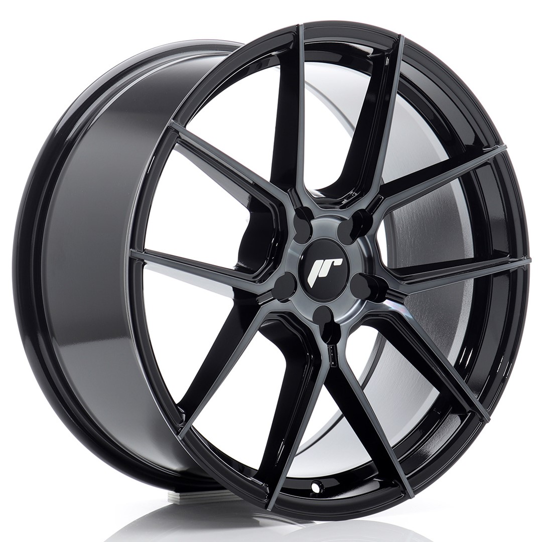19" JR Wheels JR30 - Black Machined Tinted Face