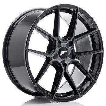 19" JR Wheels JR30 - Black Machined Tinted Face
