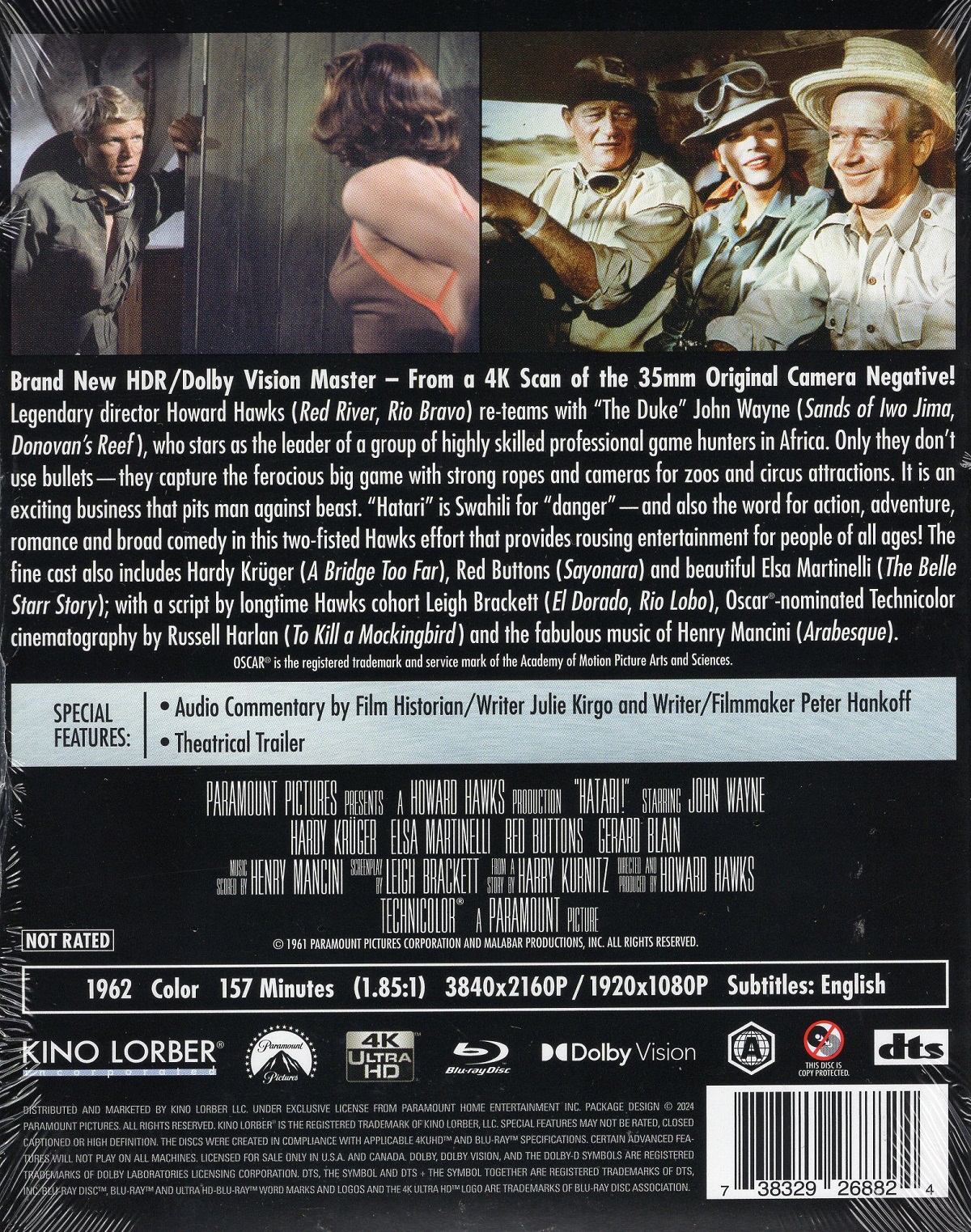Hatari! (ej svensk text) (4K Ultra HD + Blu-ray) - 2