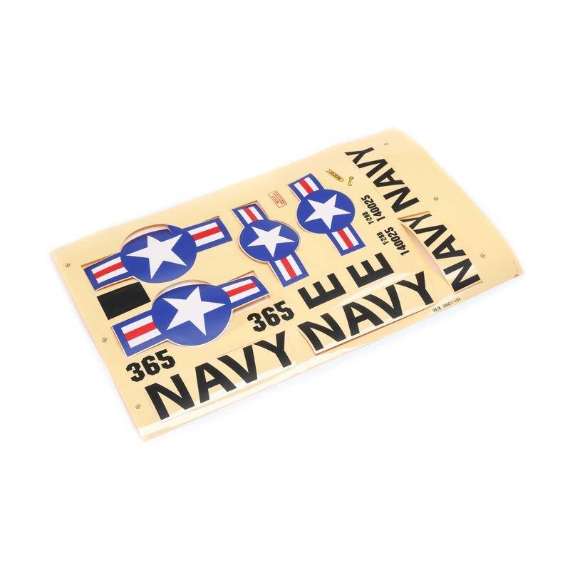 E-flite Decal Sheet: T-28 Trojan