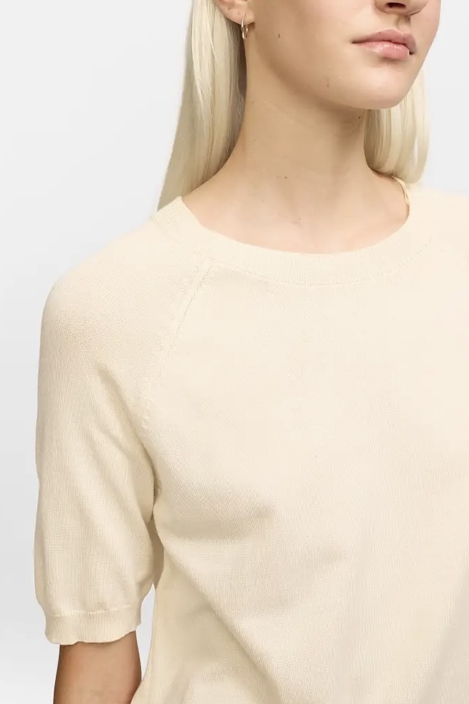 Soft Rebels - Marla SS O-Neck Arctic Wolf - 3