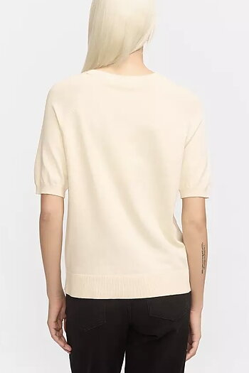 Soft Rebels - Marla SS O-Neck Arctic Wolf