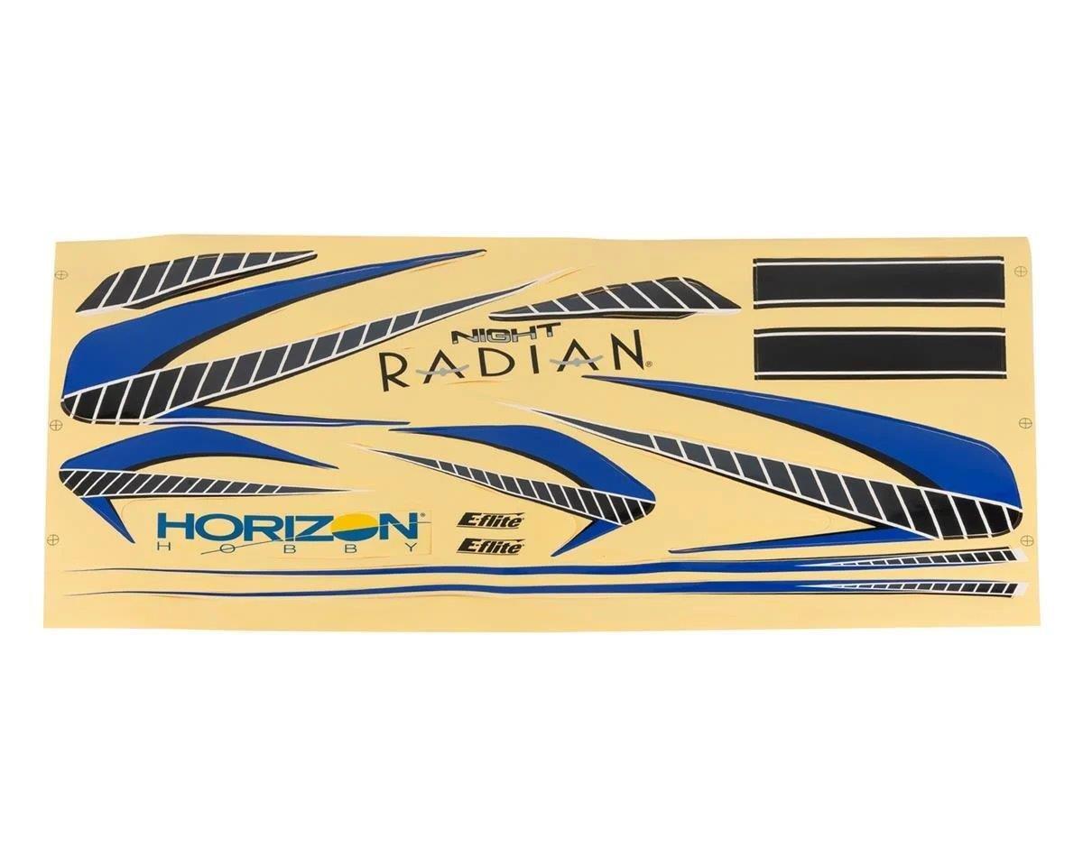 E-flite Decal Sheet; Night Radian