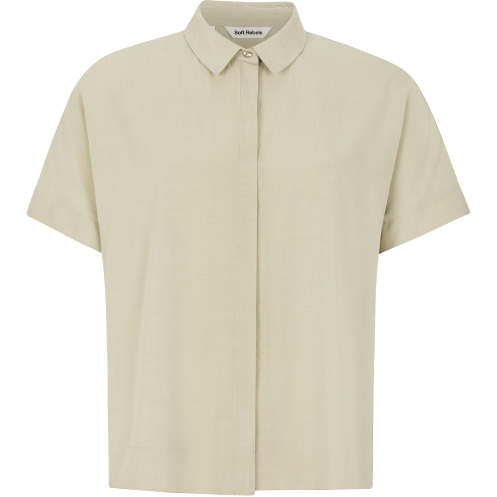 Soft Rebels - Freedom SS Shirt Feather Gray - 4