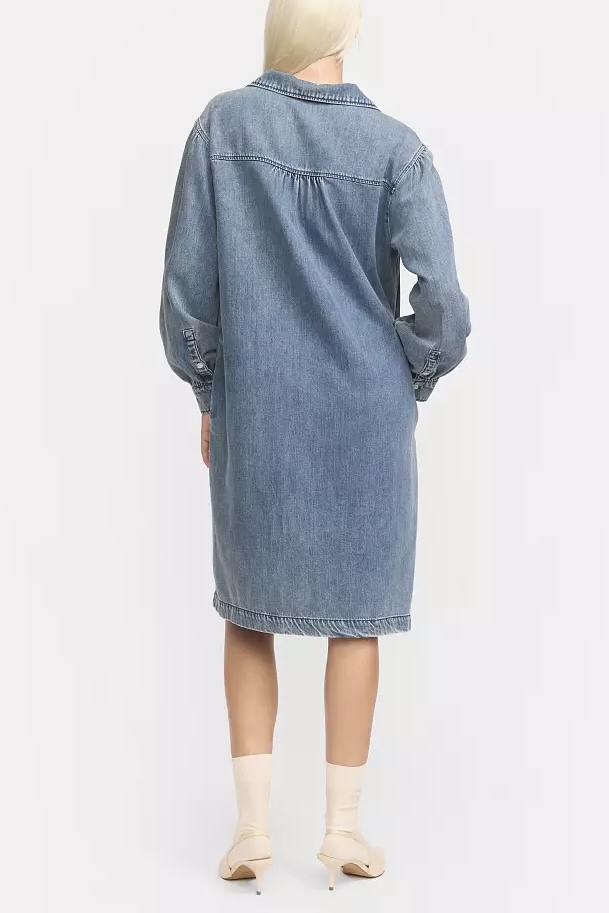Soft Rebels - Keira Dress Dark Denim - 2