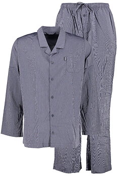 Classic Pyjamas set blårandig
