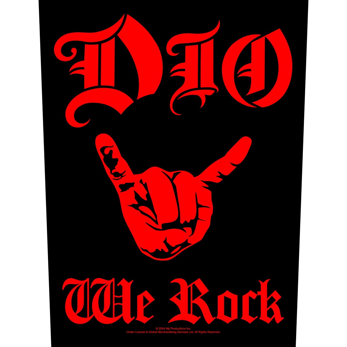 Dio We Rock Backpatch