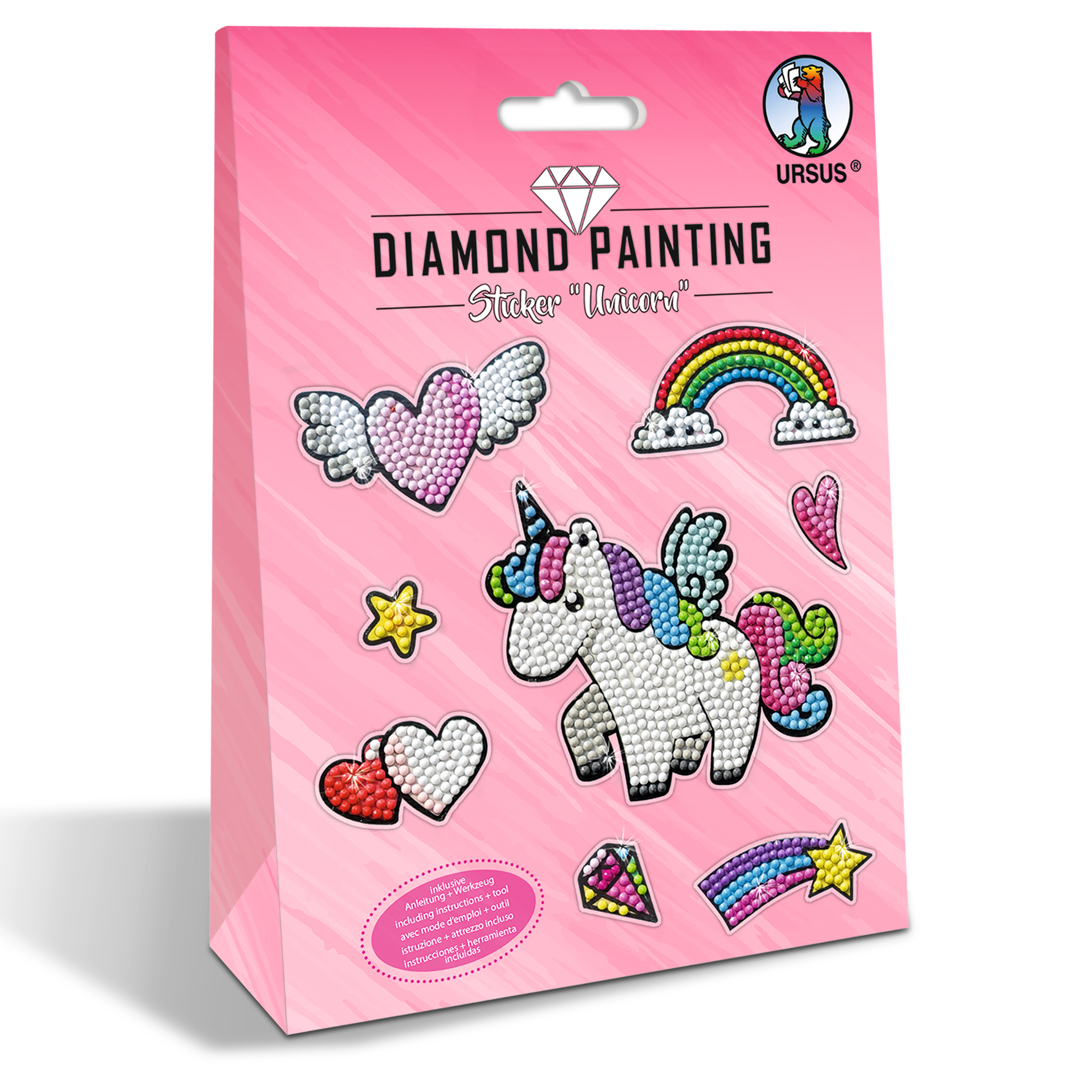 Diamond Painting - Klistermärken - Enhöring