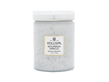 Voluspa Bourbon Vanille Small Glass Jar Candle