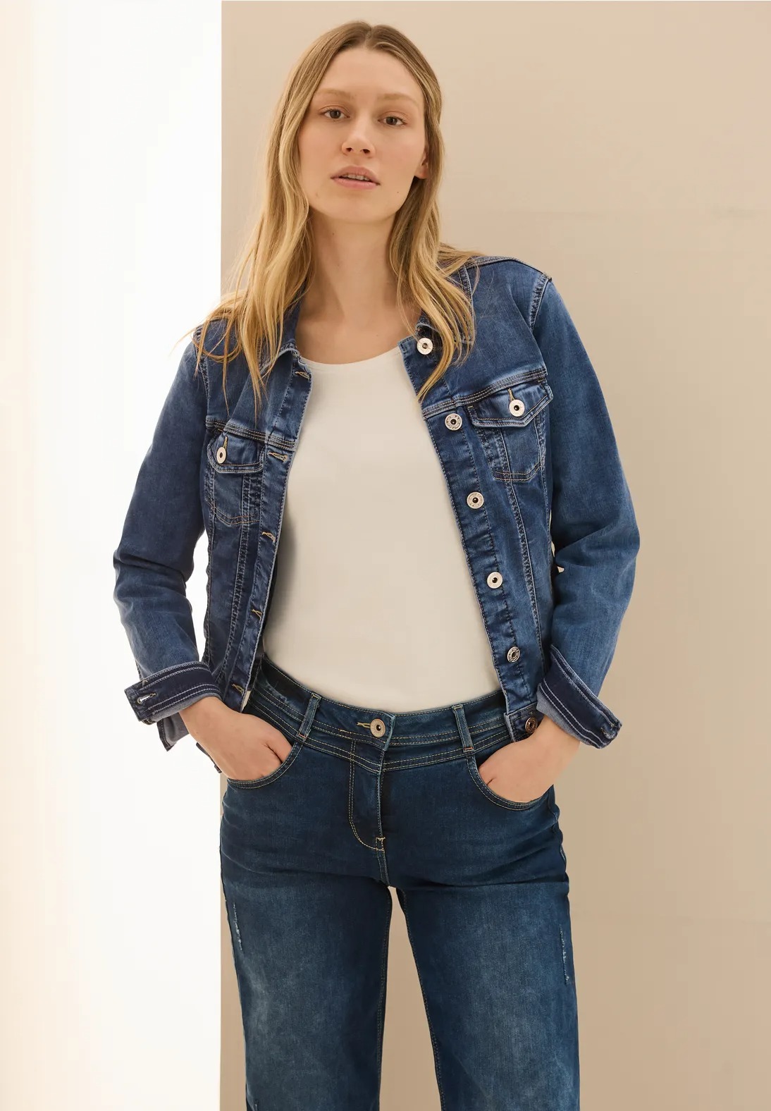 NOS Denim Jacket - Stl. S - Cecil - 6