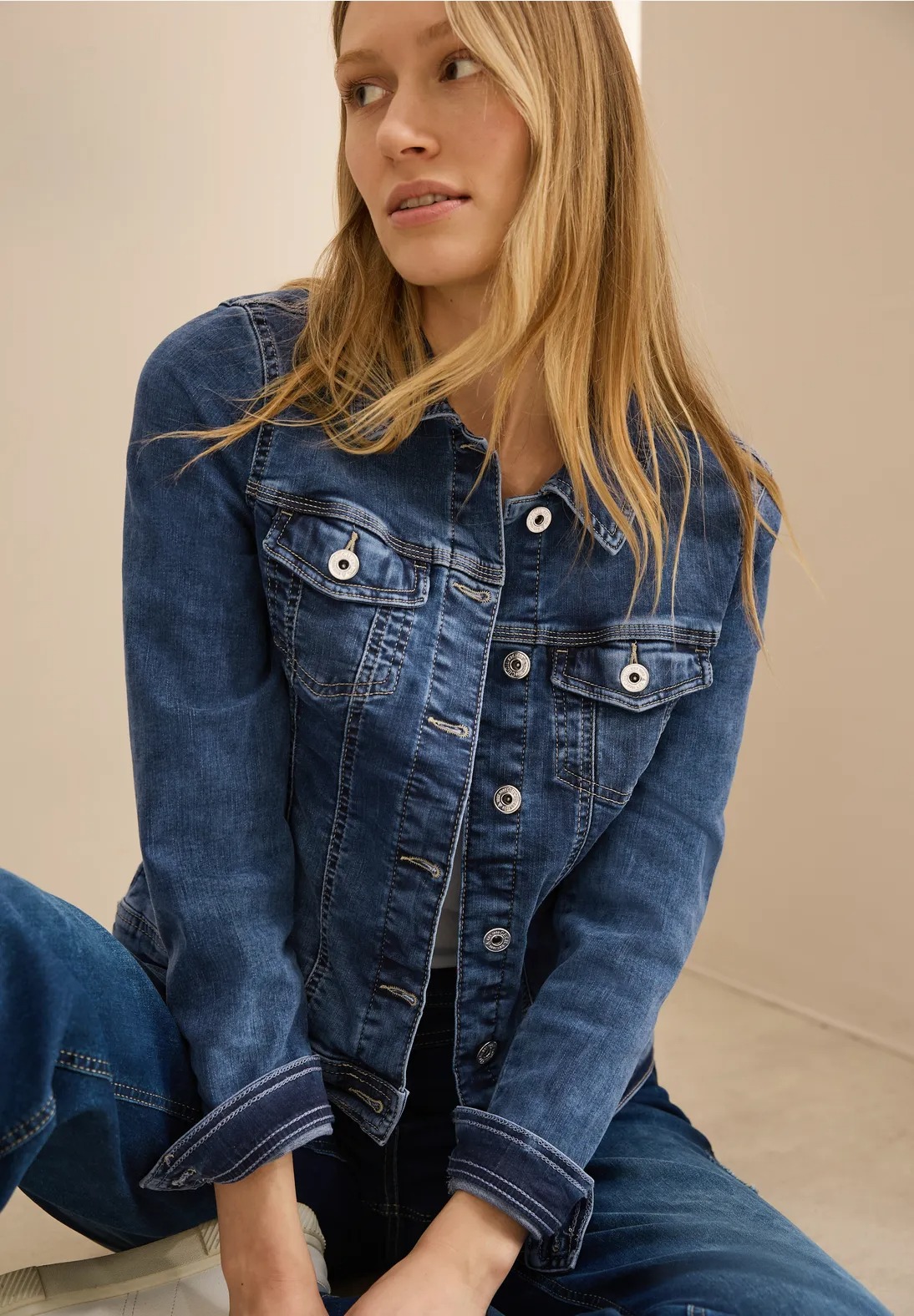 NOS Denim Jacket - Stl. S - Cecil