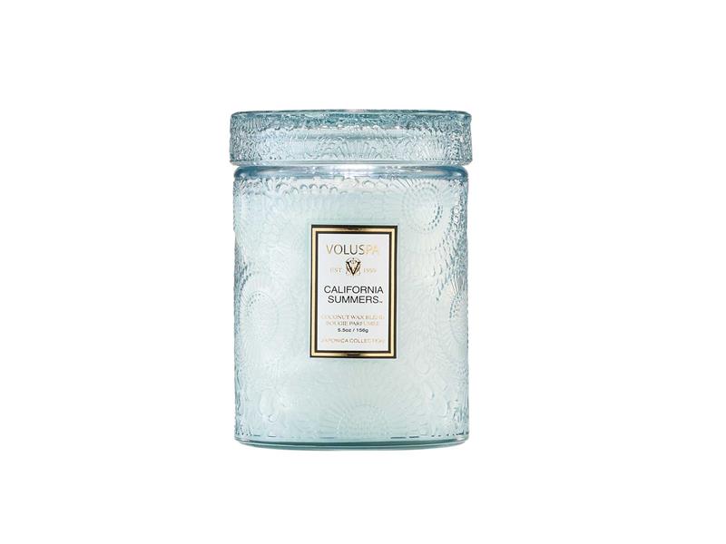 Voluspa California Summers Small Glass Jar Candle