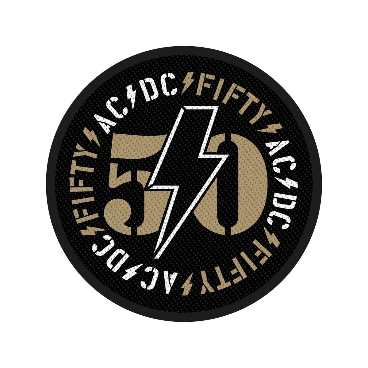 AC/DC Fifty Circular Patch