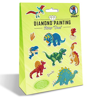 Diamond Painting - Klistermärken - Dinosaurier