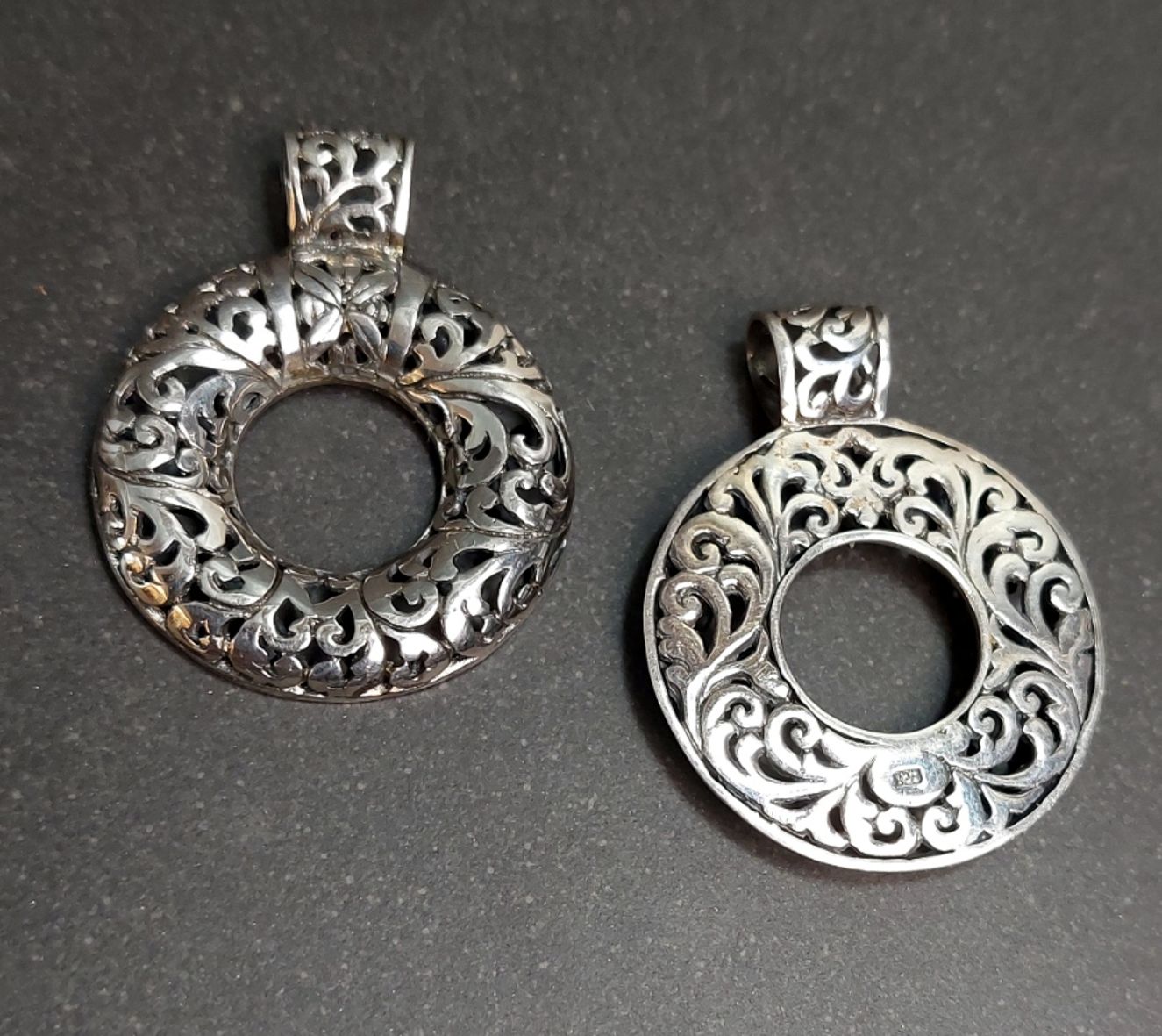 Renässans Ring Hänge i Silver 
